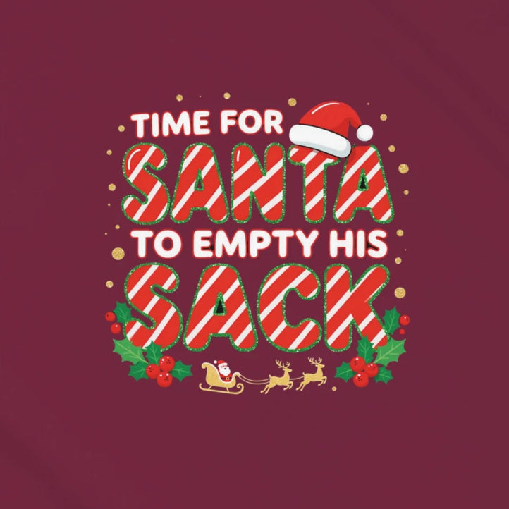 TIME FOR SANTA TO EMPTY HIS SACK