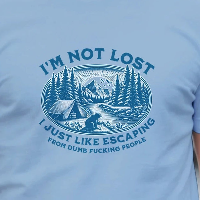 I'M NOT LOST - I JUST LIKE ESCAPING