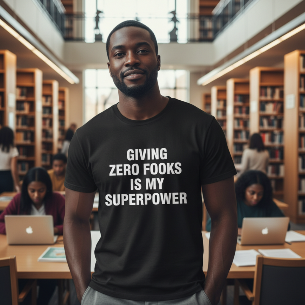 GIVING ZERO FOOKS IS MY SUPERPOWER