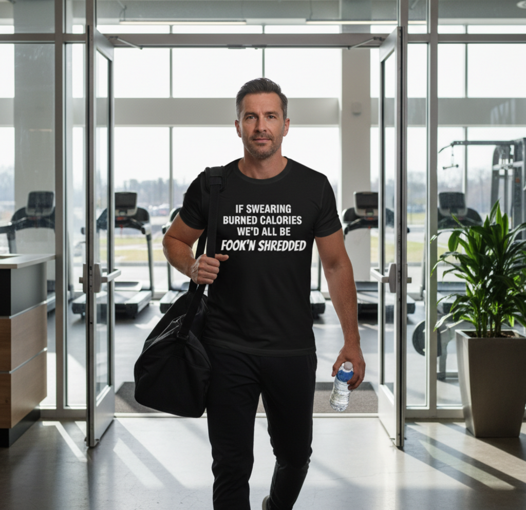 IF SWEARING BURNED CALORIES WE'D ALL BE FOOK'N SHREDDED