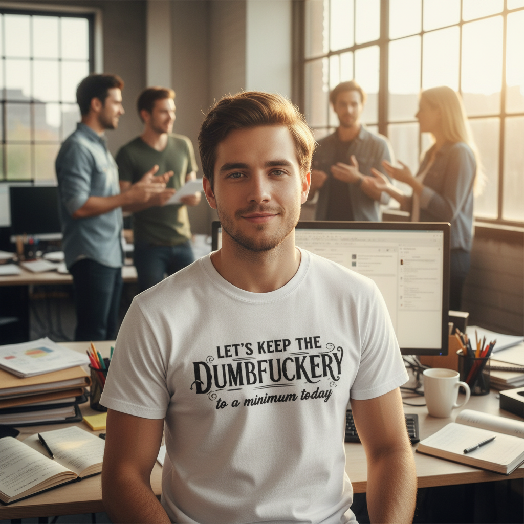 LET'S KEEP THE DUMBF*CKERY TO A MINIMUM TODAY