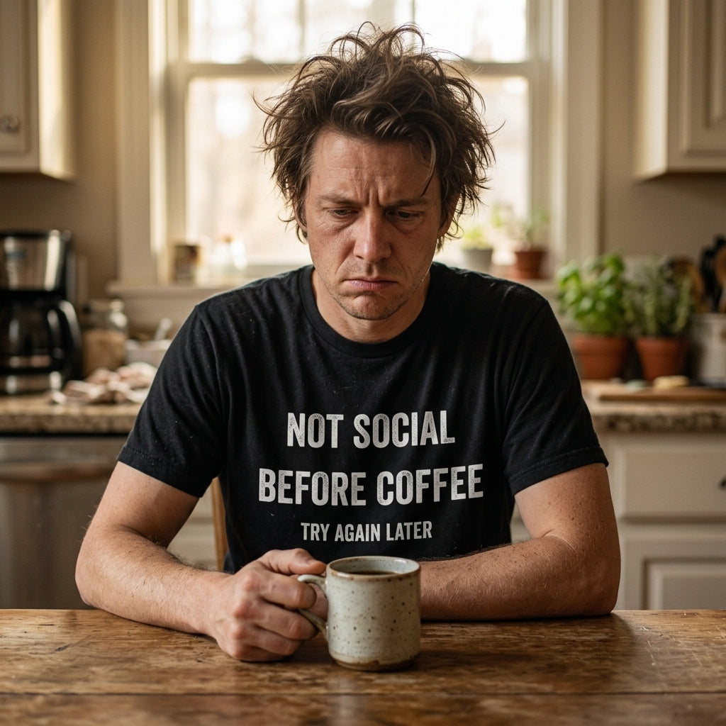 Not Social Before Coffee