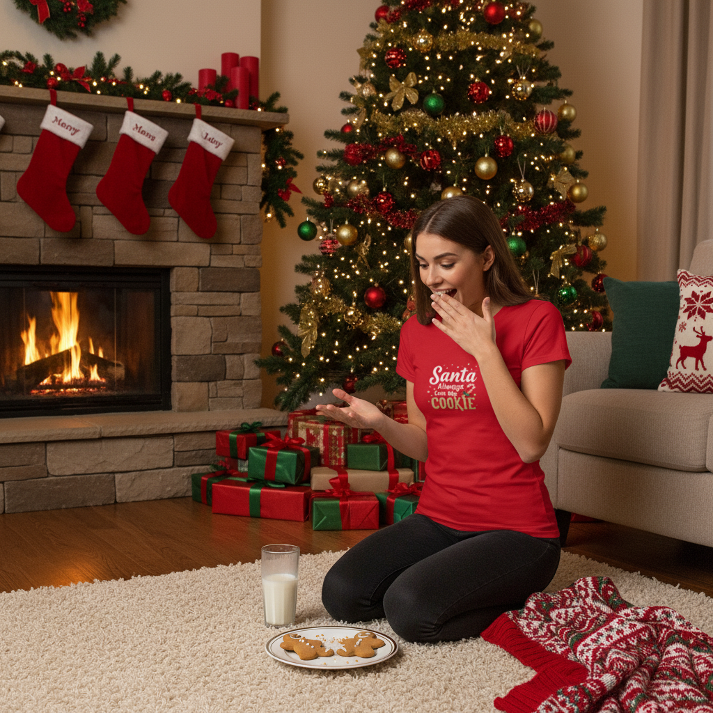 SANTA ALWAYS EATS MY COOKIE