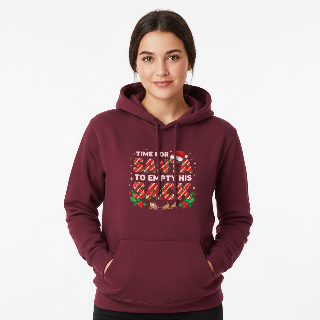 TIME FOR SANTA TO EMPTY HIS SACK