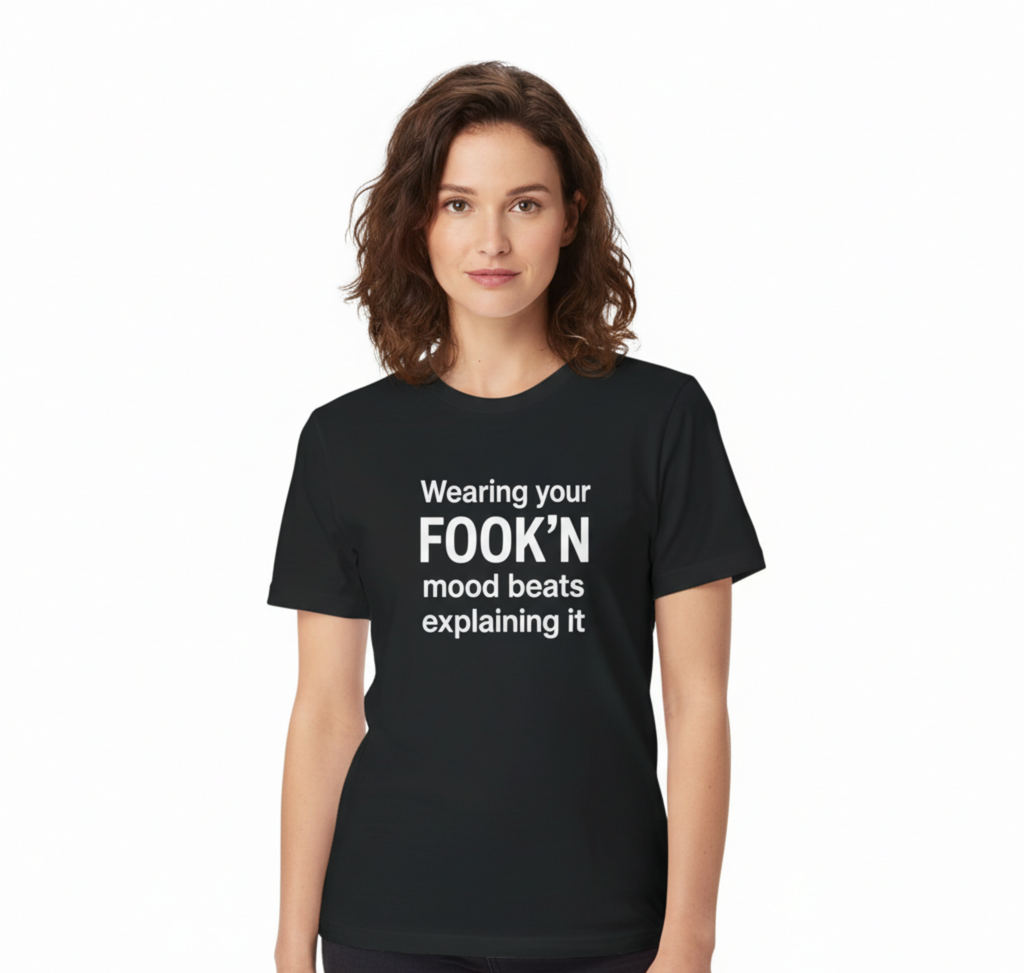 WEARING YOUR FOOK'N MOOD BEATS EXPLAINING IT