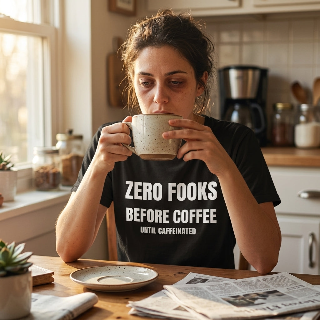Zero Fooks Before Coffee