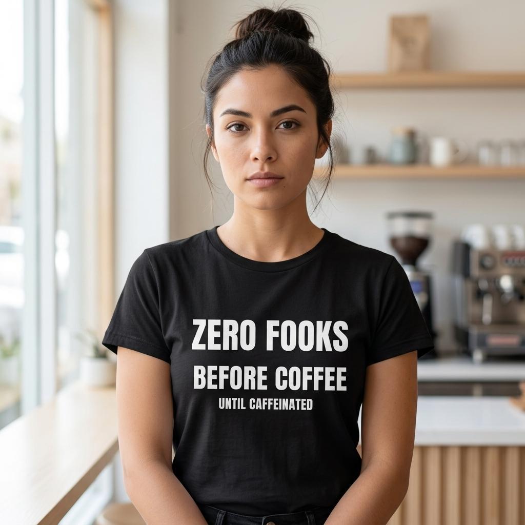 Zero Fooks Before Coffee