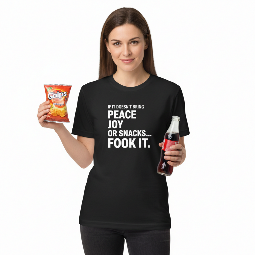 IF IT DOESN'T BRING PEACE, JOY OR SNACKS... FOOK IT.